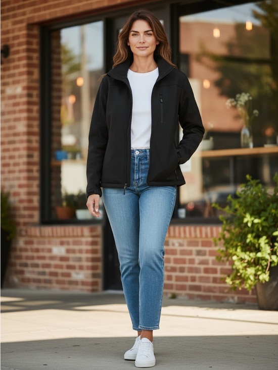 Kirkland Signature Jackets & Blazers - Kirkland Signature Black Zip-Front Bomber Jacket